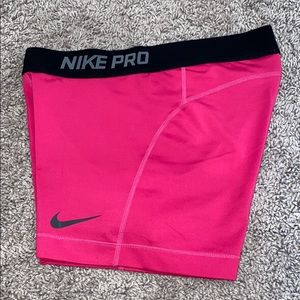 Pink nike pros
